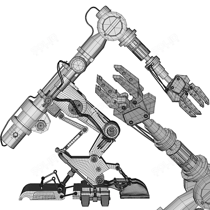 Robotic Pulse-03 Manipulator Kit 3D model image 3