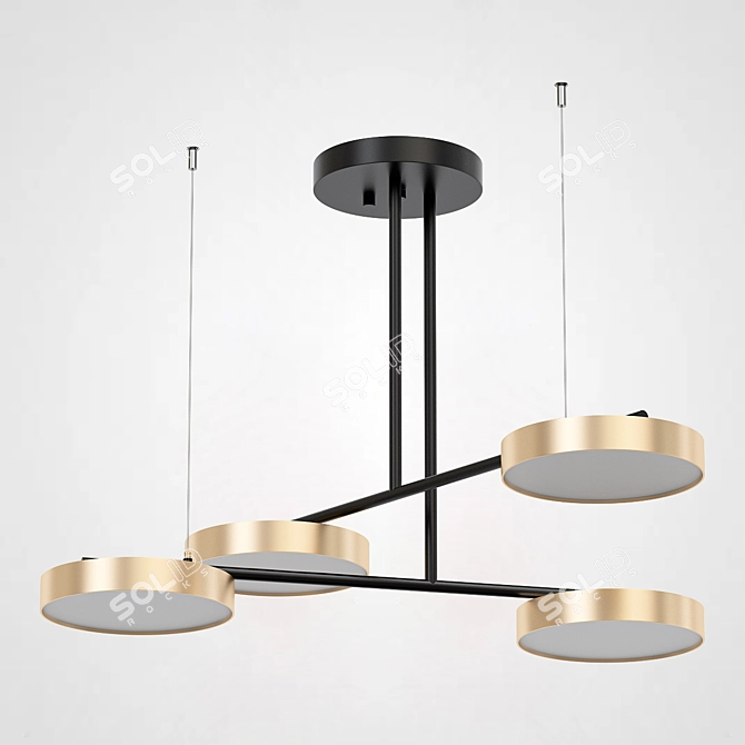 ImperiumLoft VISIO Pendant Chandelier 3D model image 2