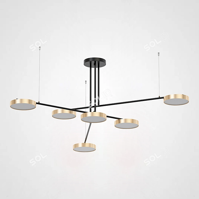 ImperiumLoft VISIO Pendant Chandelier 3D model image 3