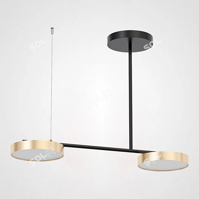 ImperiumLoft VISIO Pendant Chandelier 3D model image 4