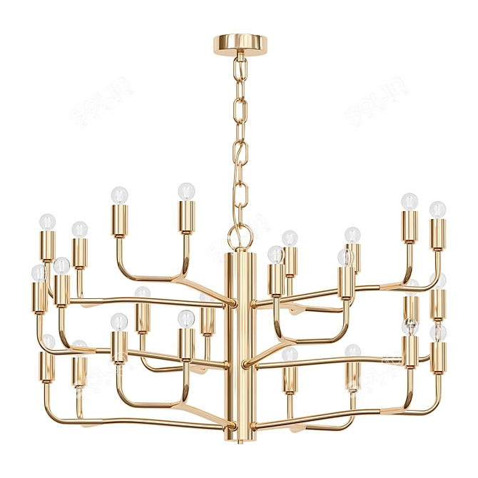 Industrial Pendant Light TYLER 3D model image 1
