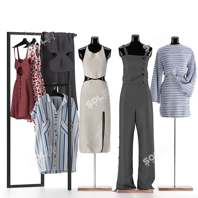 Mannequin Set Volume 009 loadModel 3D model image 3