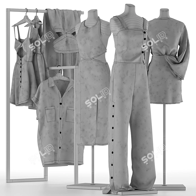 Mannequin Set Volume 009 loadModel 3D model image 5