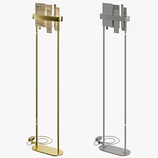 Elegant Honice Stl Lighting Fixture 3D model image 2