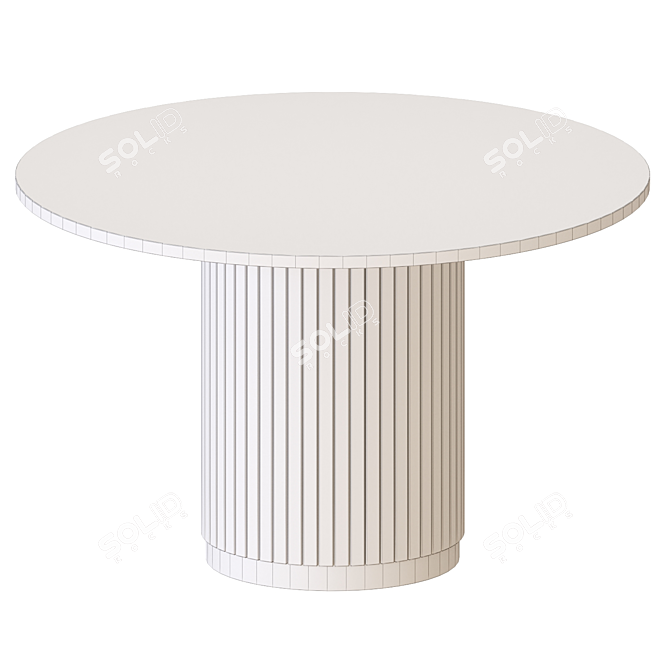 LICIA Round Table Set 3D model image 5