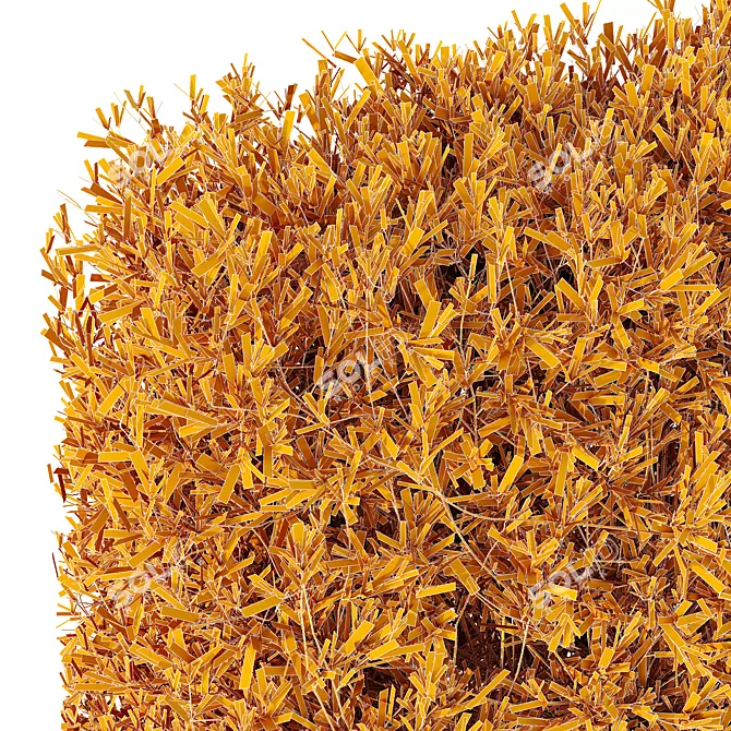 Urban Green Plant Benches Collection 3D model image 5