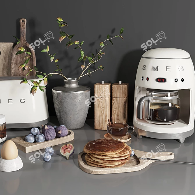 High-Quality Kitchen Accessories Model 3D model image 2