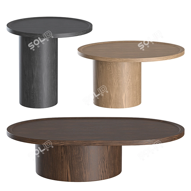 Modern Molteni 2015 Table Design 3D model image 1