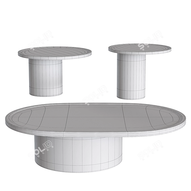 Modern Molteni 2015 Table Design 3D model image 4