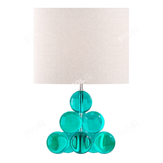 Globo Pyramid Table Lamp 3D model image 1