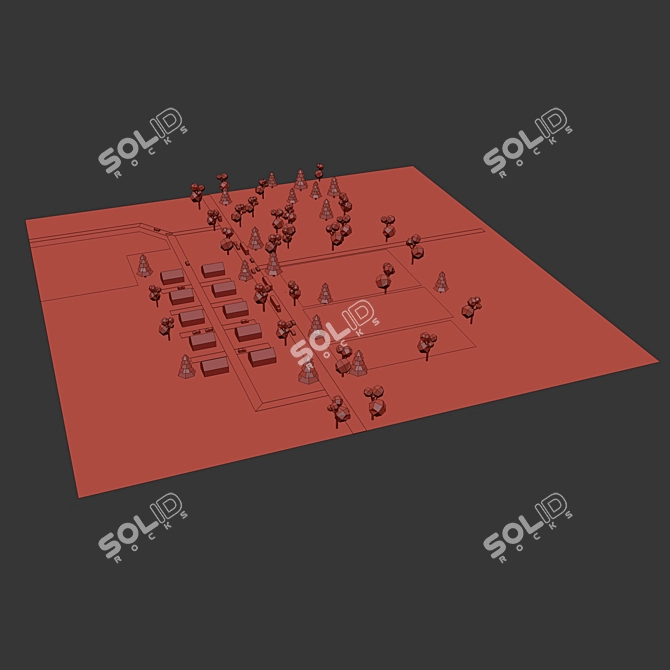 Drone-Captured Field Textures 3D model image 7