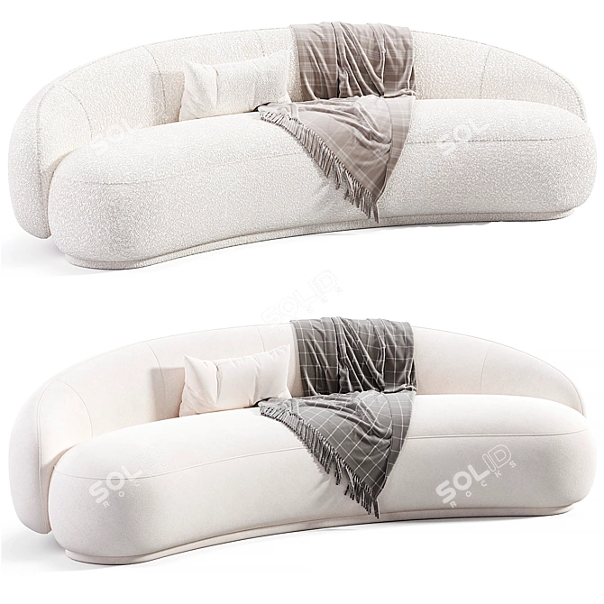 Modern Chic Julep Sofa Design 3D model image 4