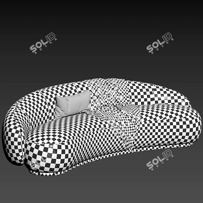Modern Chic Julep Sofa Design 3D model image 6