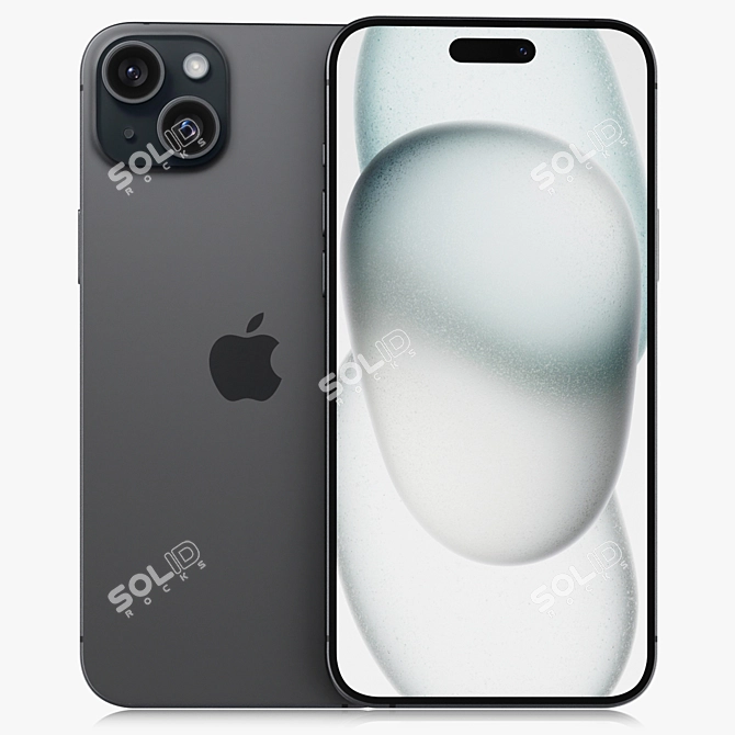 Apple iPhone 15 Plus Model 3D model image 3