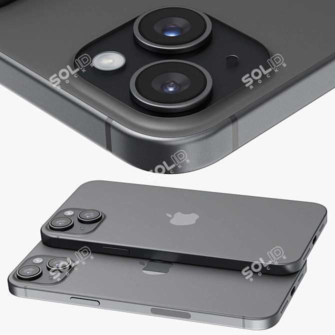 Apple iPhone 15 Plus Model 3D model image 5