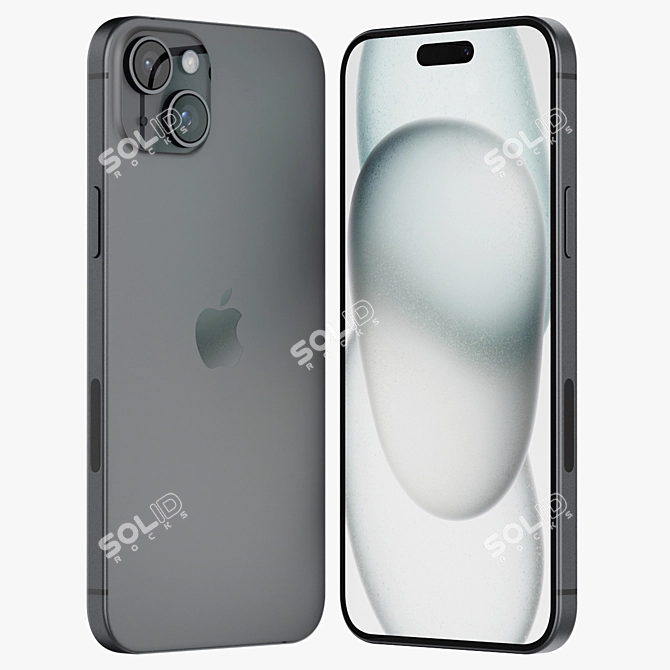 Apple iPhone 15 Plus Model 3D model image 6