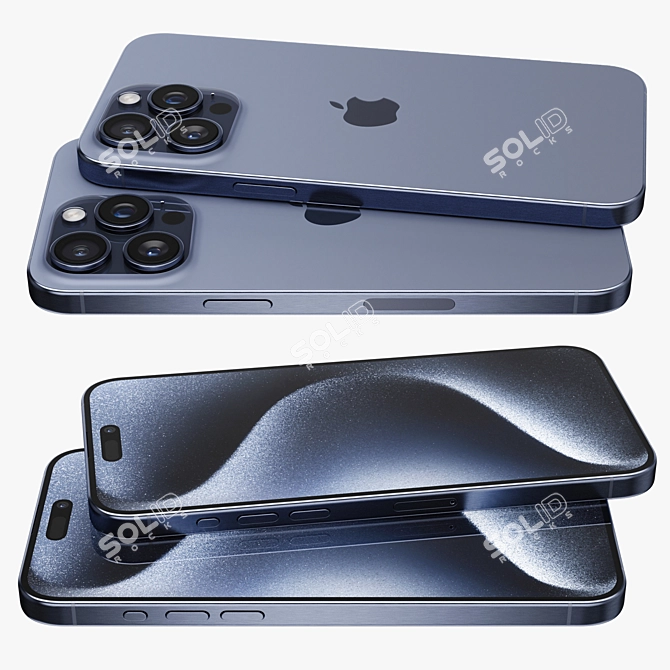 iPhone 15 Pro MAX Render Model 3D model image 5