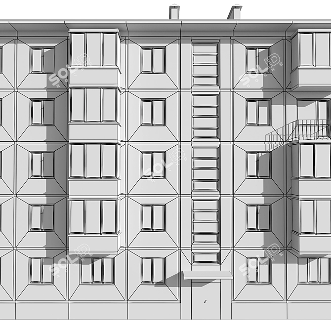 Modular Building Kit - Customizable Sizes 3D model image 7