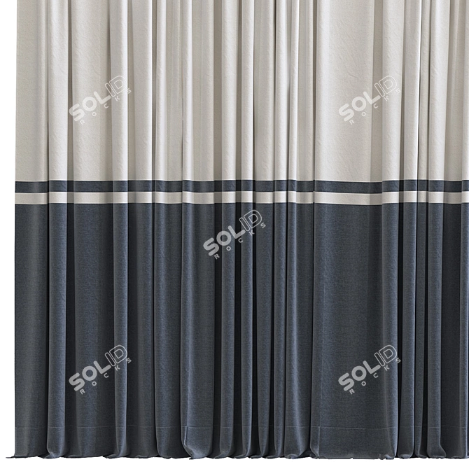  3D Curtain Model Upgrade 3D model image 2