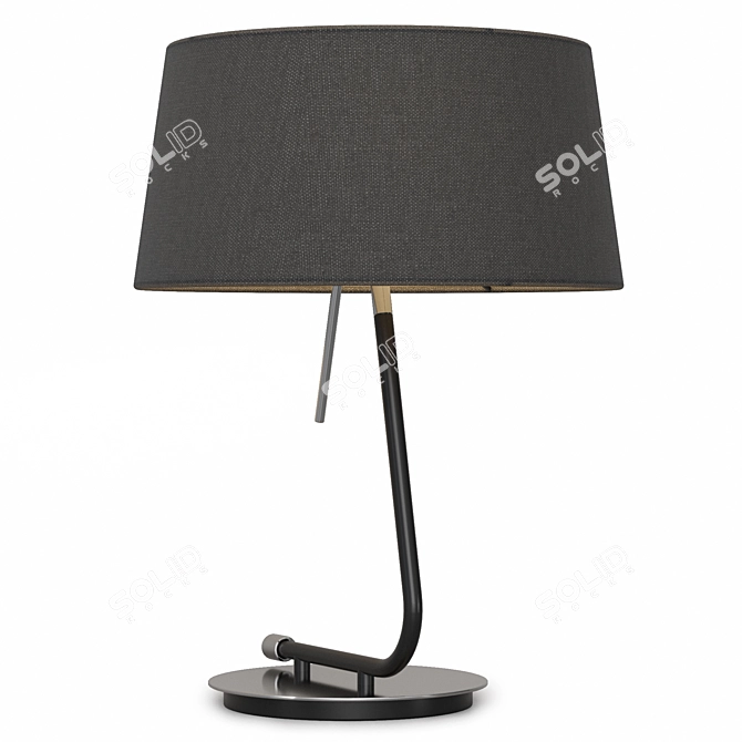 Modern Metal Table Lamp: Faro Barcelona 3D model image 5