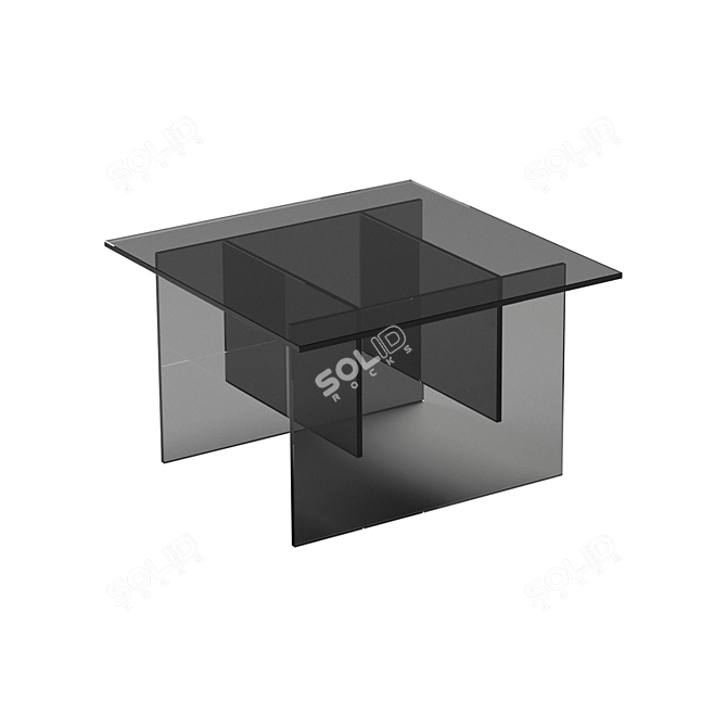 Sleek Perry Coffee Table in 3D 3D model image 3