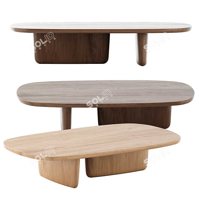 Tobi-Ishi Small Tables, Bebitalia Collection 3D model image 9