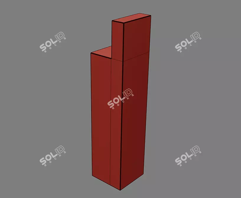 ETELI Collection Stone Hook 3D model image 4