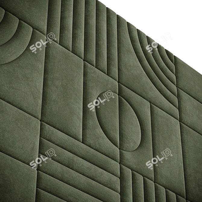 Modular Panel Soft Tiles 3D model image 2