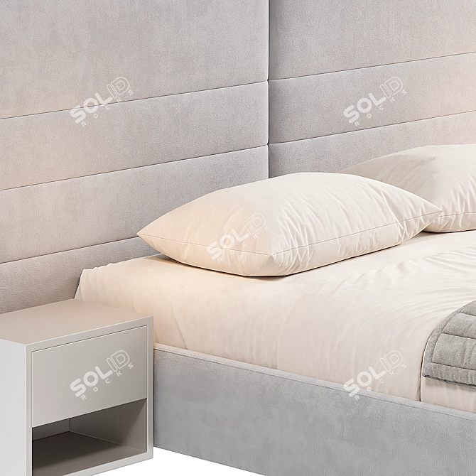 Modern Luxury Bed 2015 3D model image 5