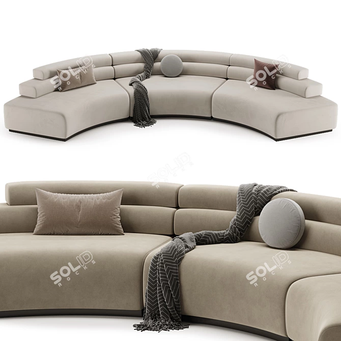 Luxury BAYREUTH Sofa - 3D Model 3D model image 3