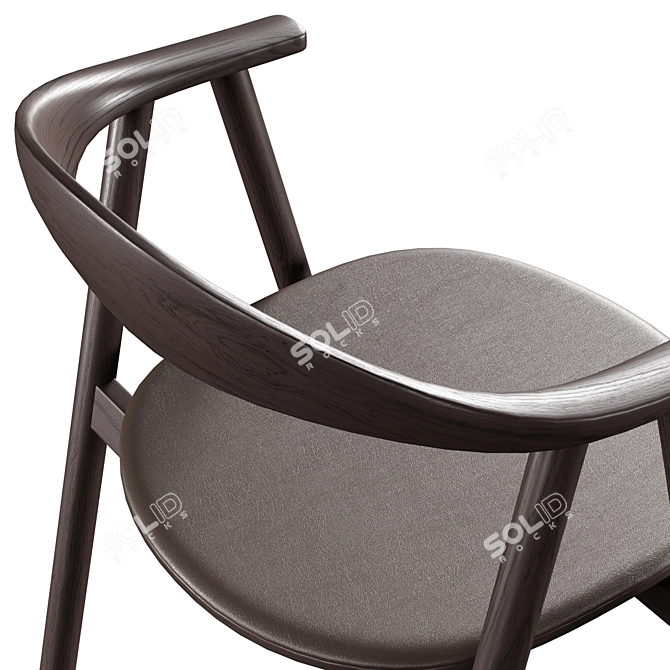 Bolia Swing Dining Chair UV-Mapped 3D model image 5