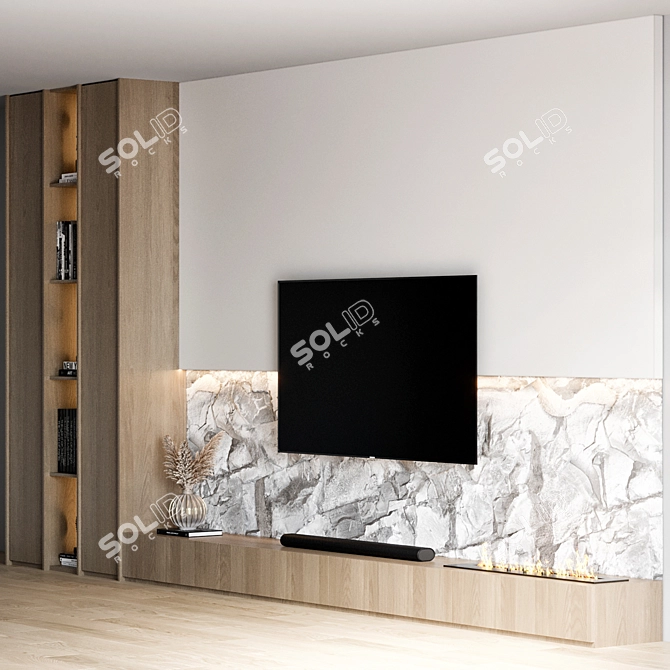 Samsung TV Wall Mount Bracket 3D model image 4