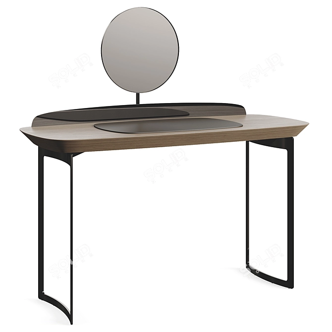 Eforma ICON Vanity Desk - Modern Beauty Solution 3D model image 1