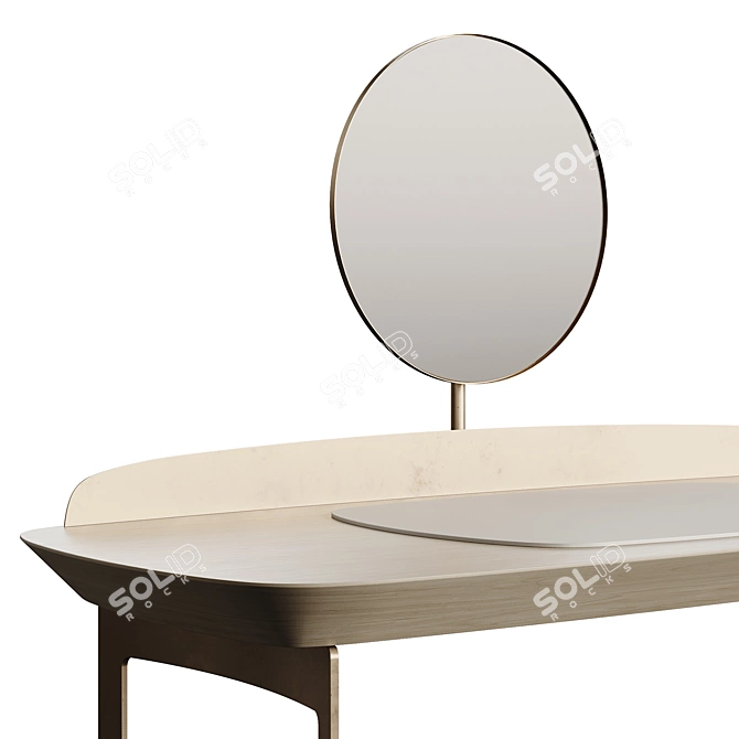 Eforma ICON Vanity Desk - Modern Beauty Solution 3D model image 3