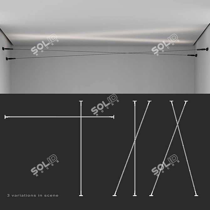 Centersvet STRINGLINE LED Pendant Light 3D model image 4