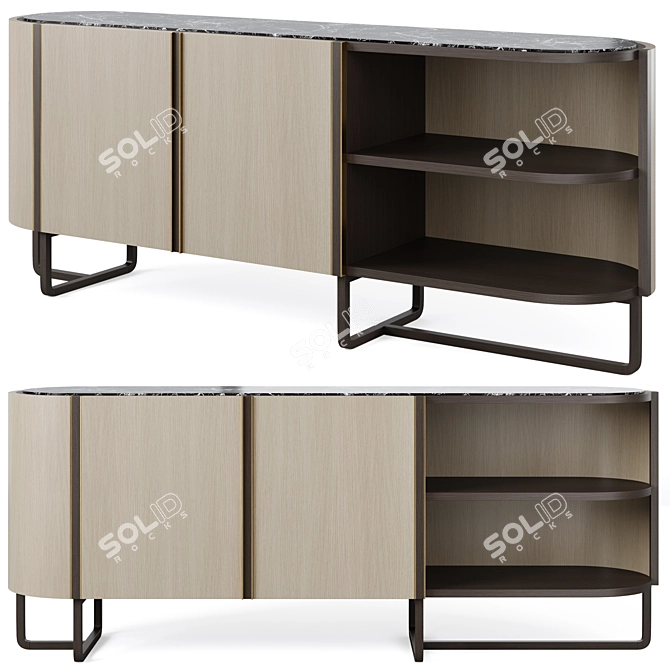 Modern Nashua Sideboard by Frato 3D model image 1