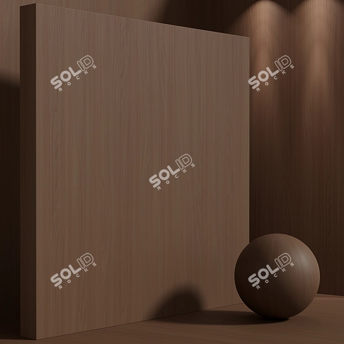 Seamless Wood Maple Texture Set 3D model image 5