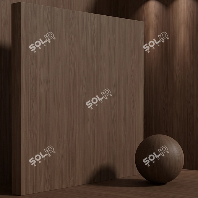 Seamless Wood Maple Texture Set 3D model image 6