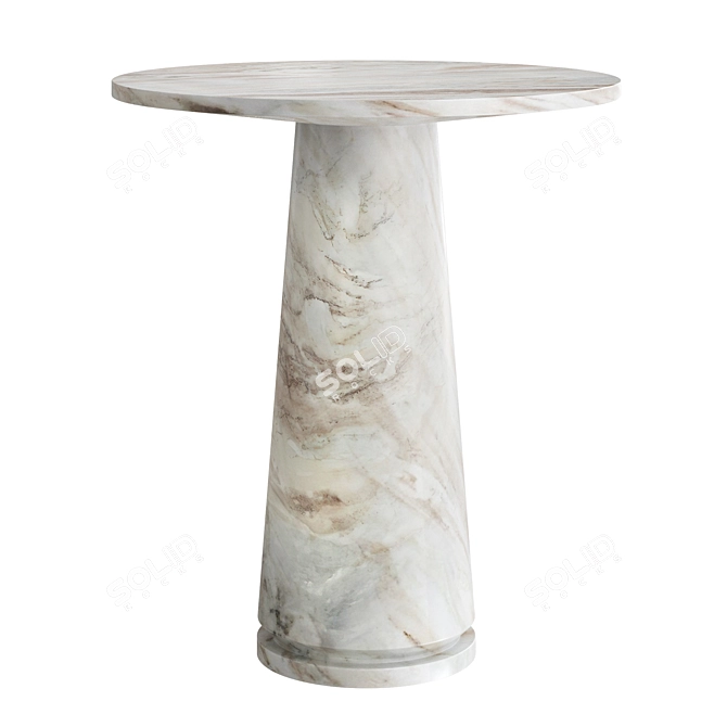 Elegant Telma Accent Table 3D model image 1