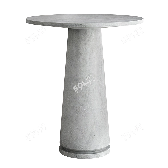 Elegant Telma Accent Table 3D model image 2