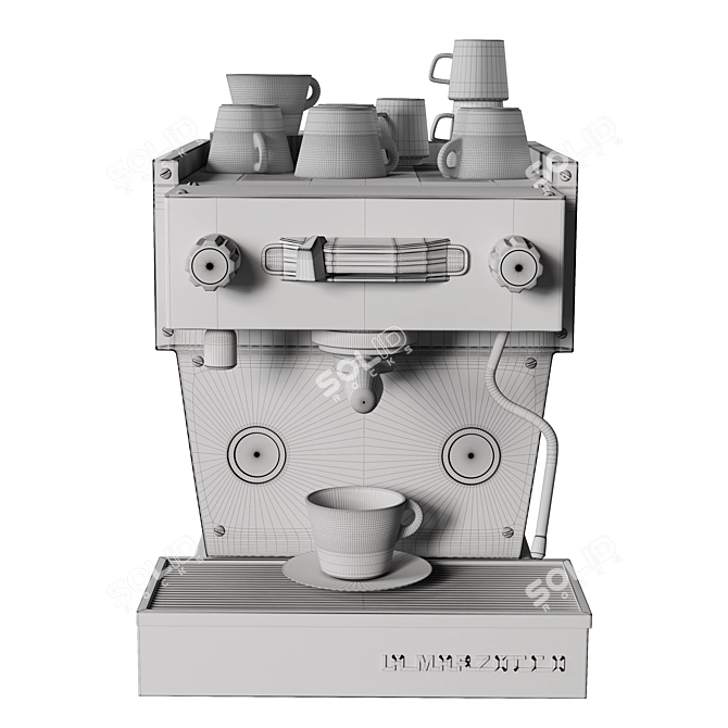 Color-Changing La Marzocco Espresso 3D model image 7