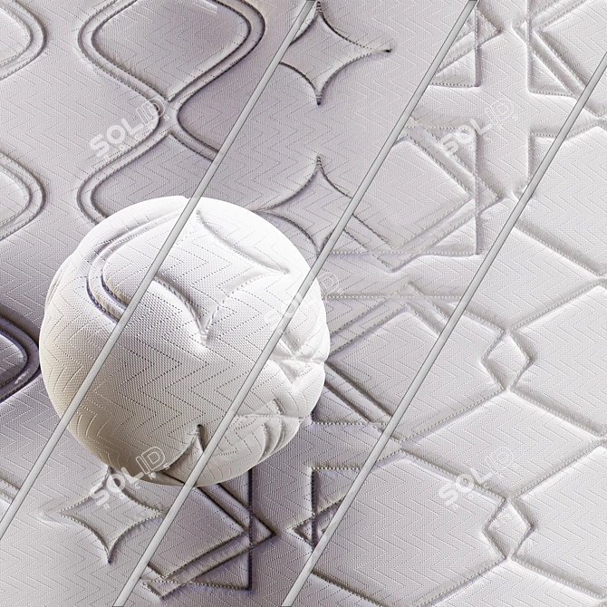  Infinite Fabric Mattress Textures 3D model image 1