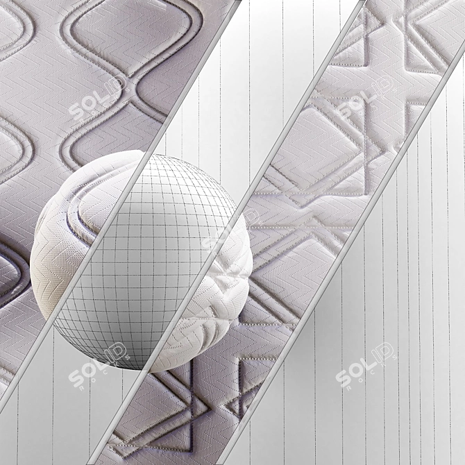  Infinite Fabric Mattress Textures 3D model image 6