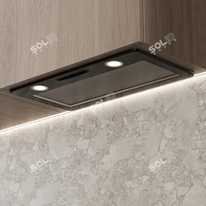 Modern Kitchen Appliance Set 3D model image 5