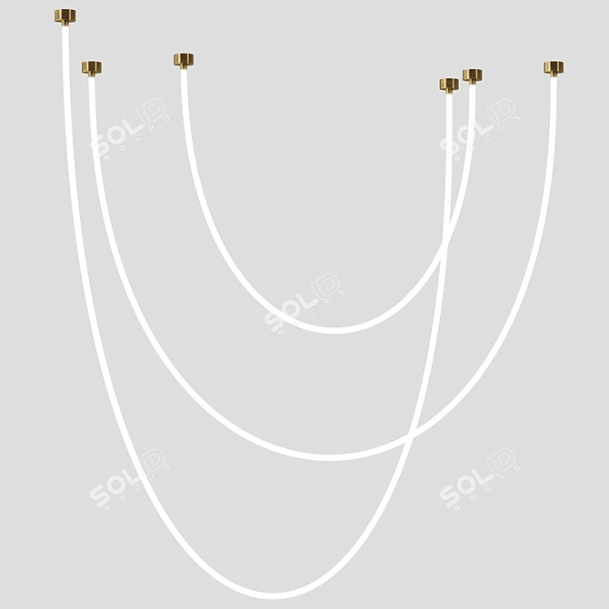 Optic Dimensional Millimeter Lamps 3D model image 3