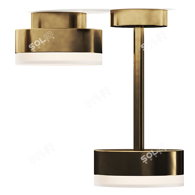 Gibas Dot 168.71 Ceiling Lamp 3D model image 2