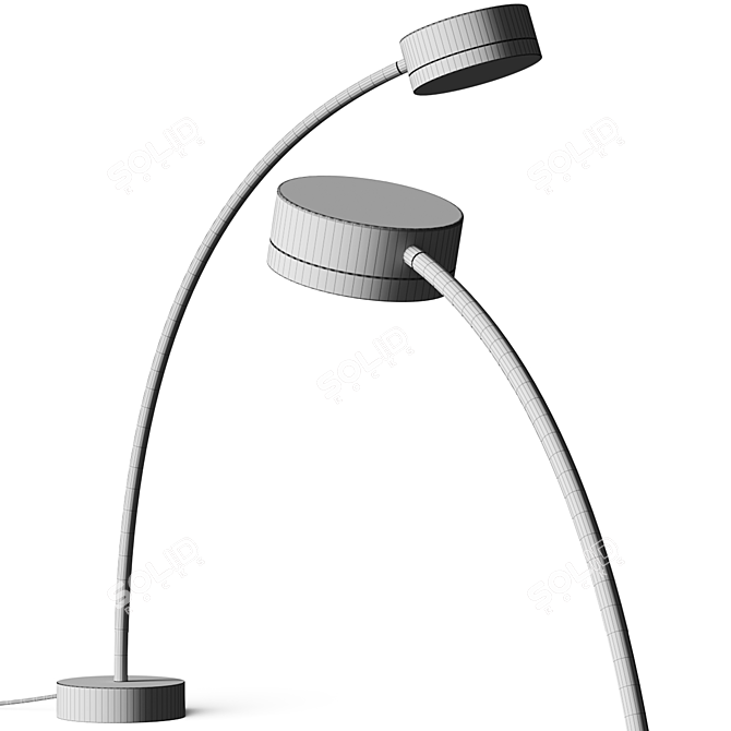 Modern Unisex Gibas Table Lamp 3D model image 4