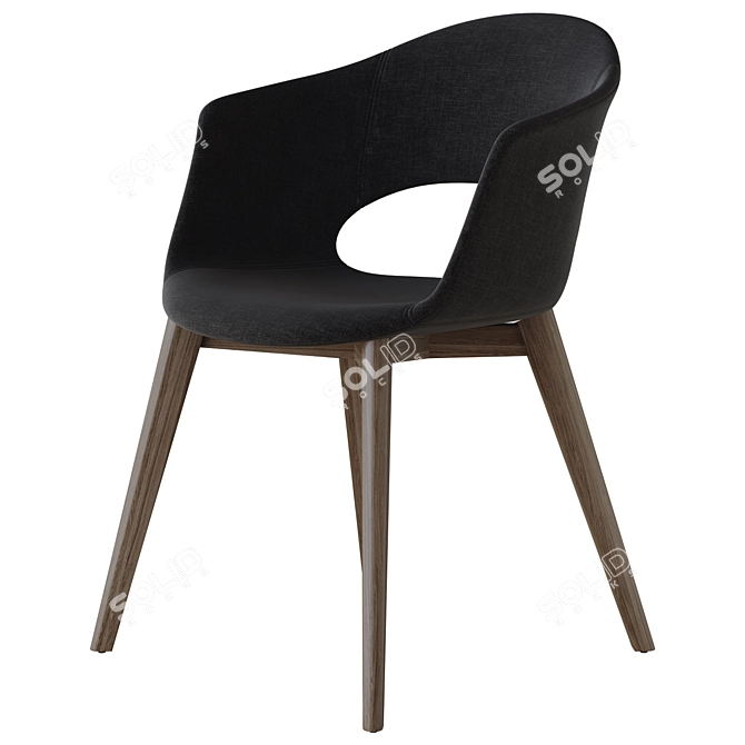 Scab Design Natural Lady Chair 3D model image 3