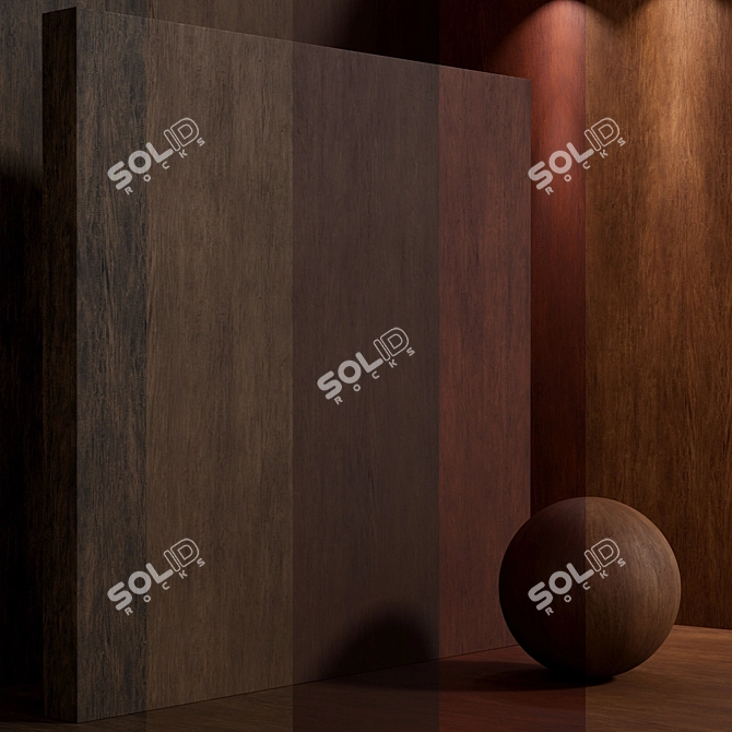 Aged Wood Seamless Texture Collection 3D model image 1