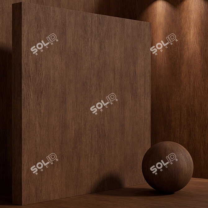Aged Wood Seamless Texture Collection 3D model image 2